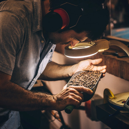 Visite de l'atelier de torréfaction